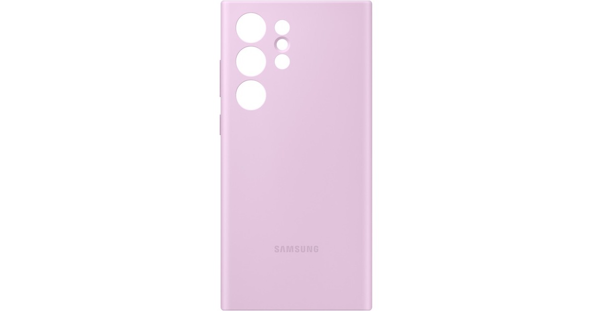 SAMSUNG Silicone Case, Schutzhülle(lavendel, Samsung Galaxy S23 Ultra)