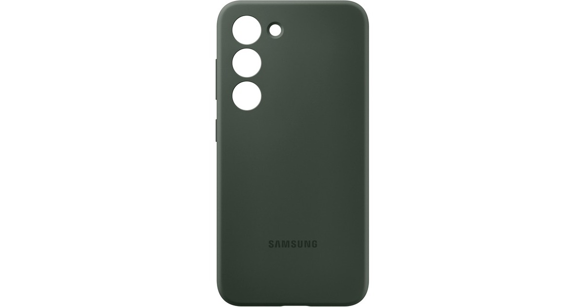 SAMSUNG Silicone Case, Schutzhülle(dunkelgrün, Samsung Galaxy S23)