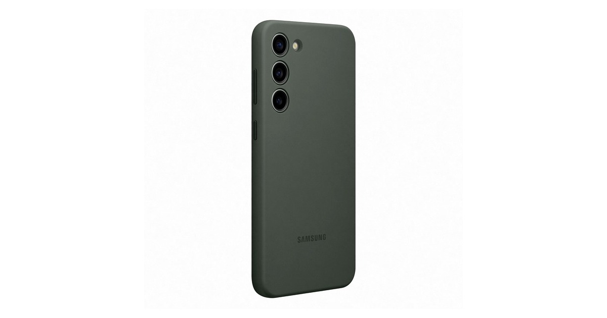 SAMSUNG Silicone Case, Schutzhülle(dunkelgrün, Samsung Galaxy S23+)