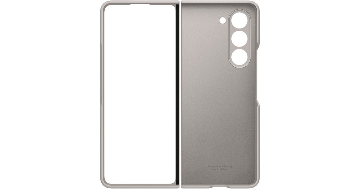 SAMSUNG Slim S Pen Case, Handyhülle(beige, Samsung Galaxy Z Fold5)