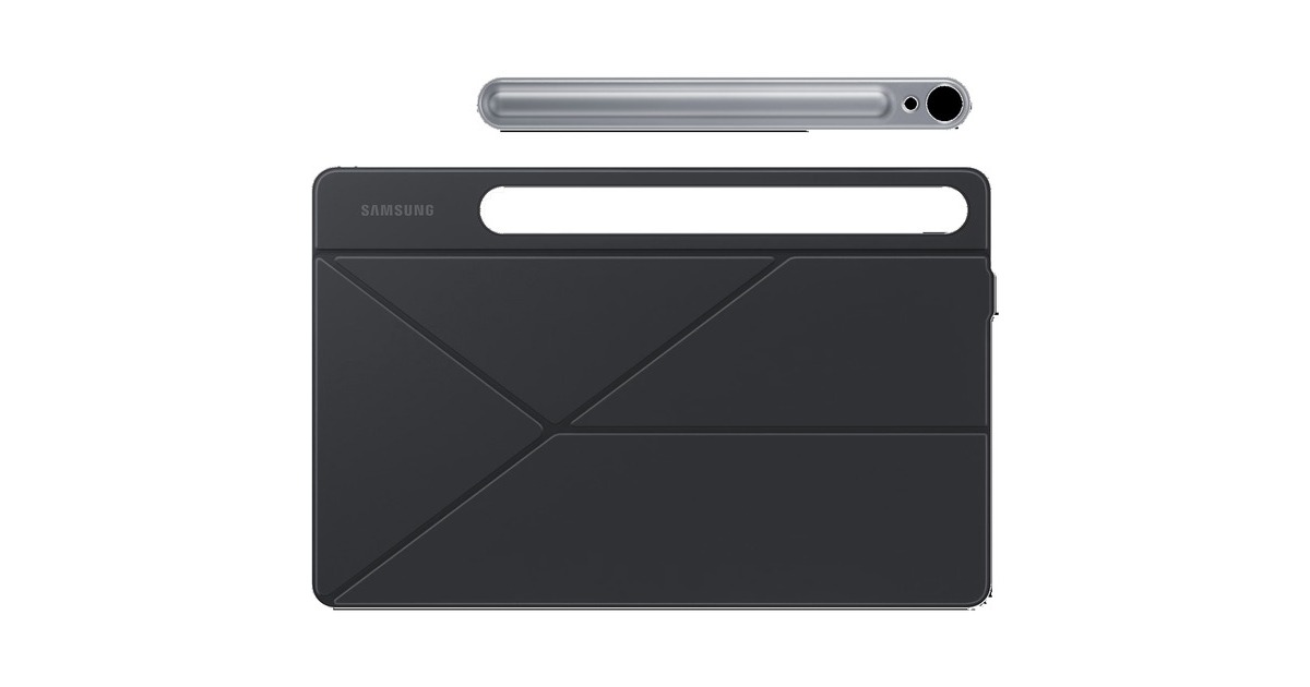 SAMSUNG Smart Book Cover, Tablethülle(schwarz, Samsung Galaxy Tab S9)
