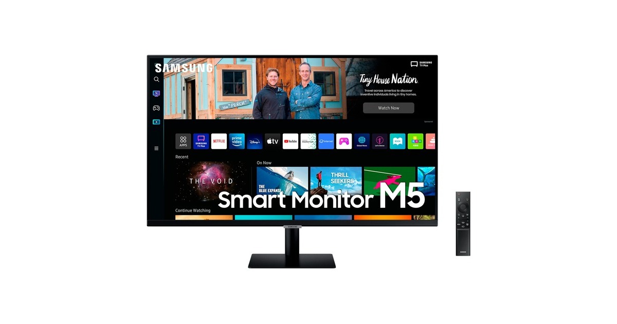 SAMSUNG Smart Monitor M5B S27BM500EU, LED-Monitor(68 cm (27 Zoll), schwarz, FullHD, VA, WLAN)