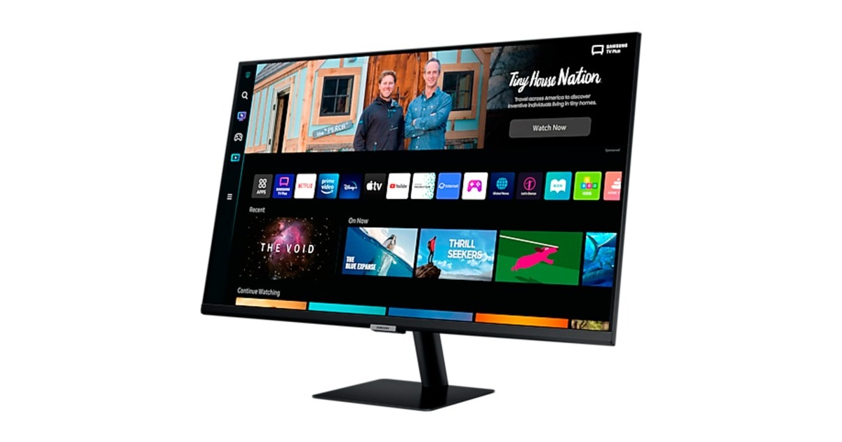 SAMSUNG Smart Monitor M5B S27BM500EU, LED-Monitor(68 cm (27 Zoll), schwarz, FullHD, VA, WLAN)