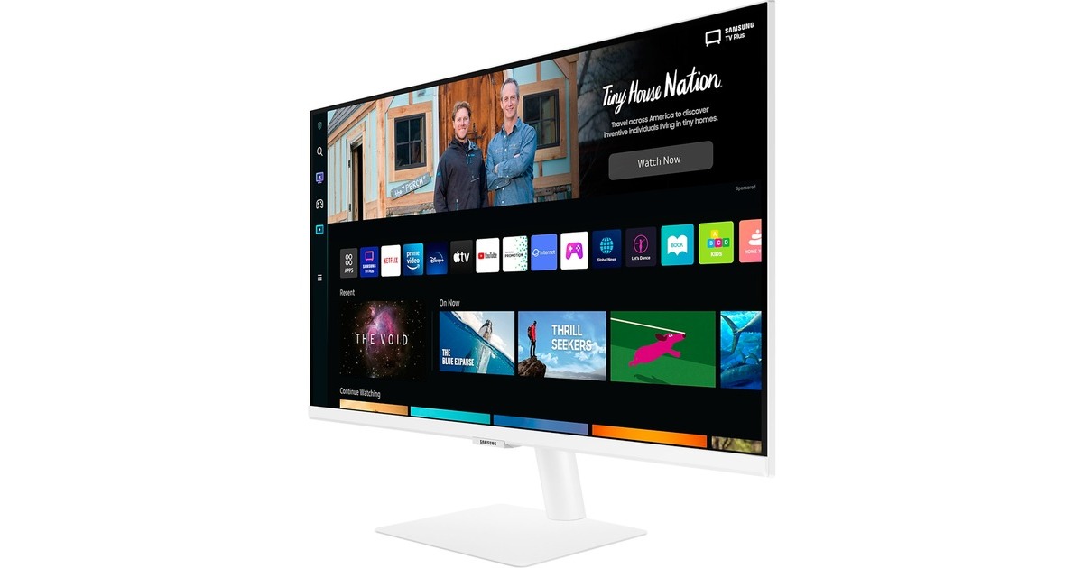 SAMSUNG Smart Monitor M5B S27BM501EU, LED-Monitor(68 cm (27 Zoll), weiß, FullHD, VA, WLAN)