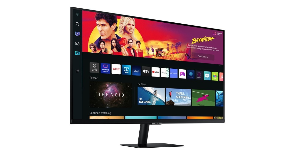 SAMSUNG Smart Monitor M7B S32BM700UP, LED-Monitor(81.3 cm (32 Zoll), schwarz, UltraHD/4K, WLAN, Bluetooth, VA)