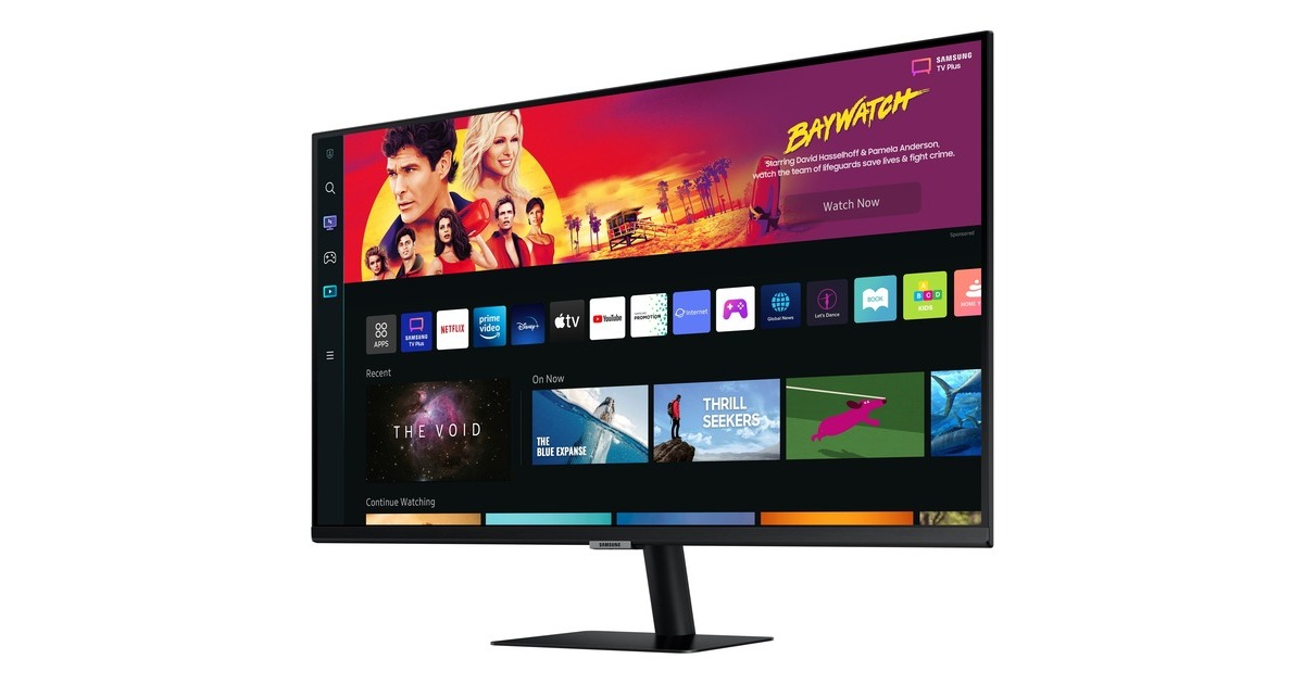 SAMSUNG Smart Monitor M7B S32BM700UP, LED-Monitor(81.3 cm (32 Zoll), schwarz, UltraHD/4K, WLAN, Bluetooth, VA)