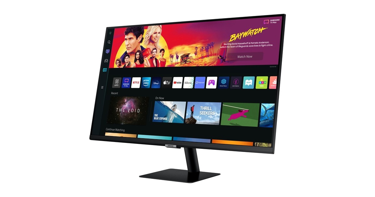 SAMSUNG Smart Monitor M7B S32BM700UP, LED-Monitor(81.3 cm (32 Zoll), schwarz, UltraHD/4K, WLAN, Bluetooth, VA)