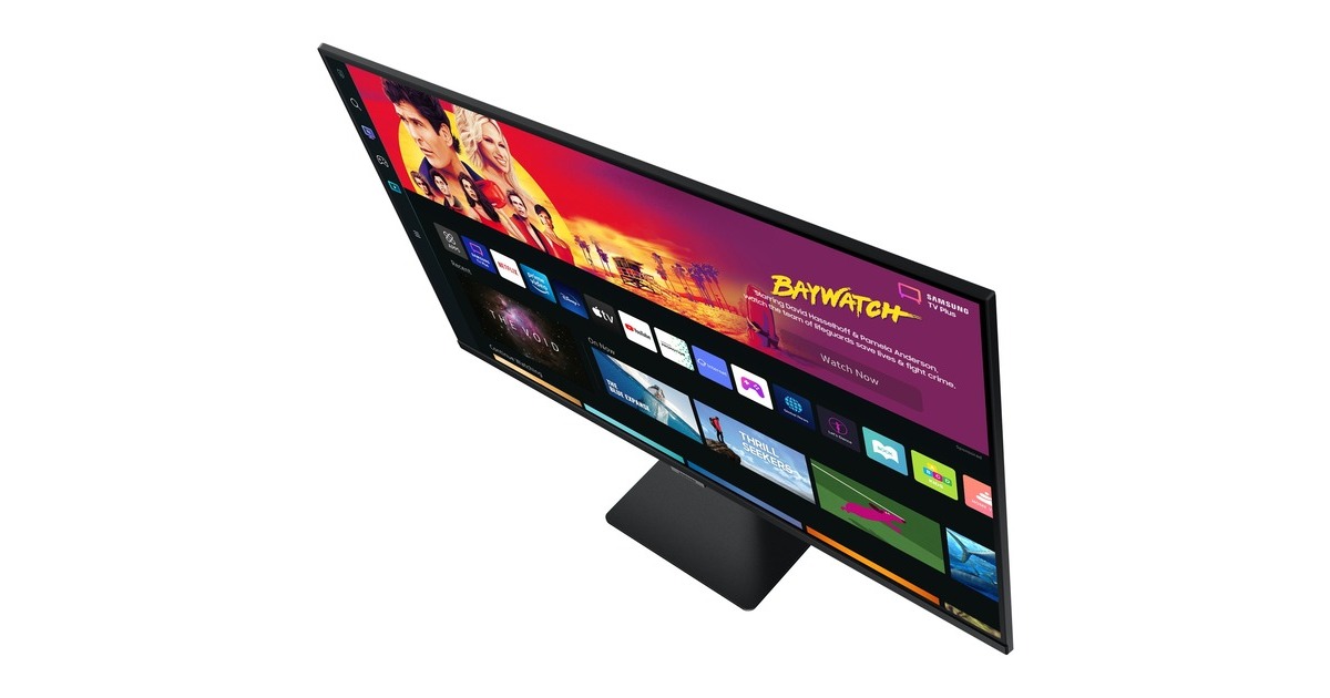 SAMSUNG Smart Monitor M7B S32BM700UP, LED-Monitor(81.3 cm (32 Zoll), schwarz, UltraHD/4K, WLAN, Bluetooth, VA)