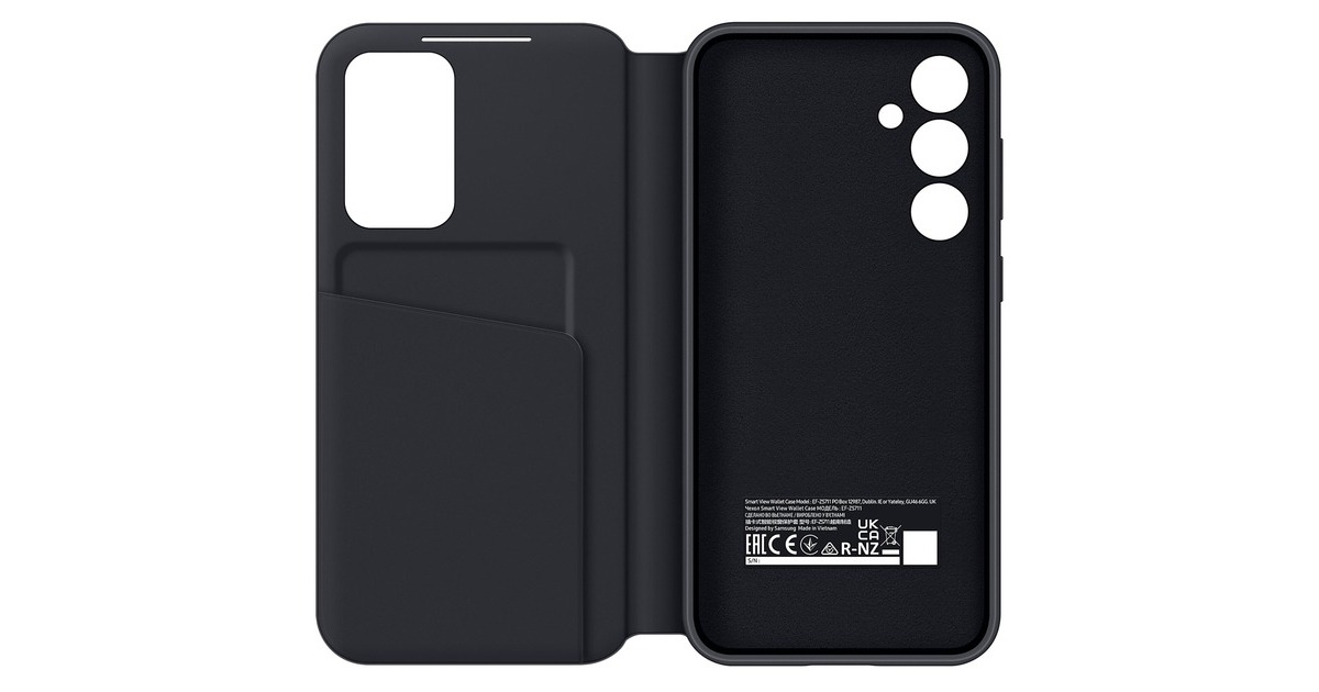 SAMSUNG Smart View Wallet Case, Handyhülle(schwarz, Samsung Galaxy S23 FE)