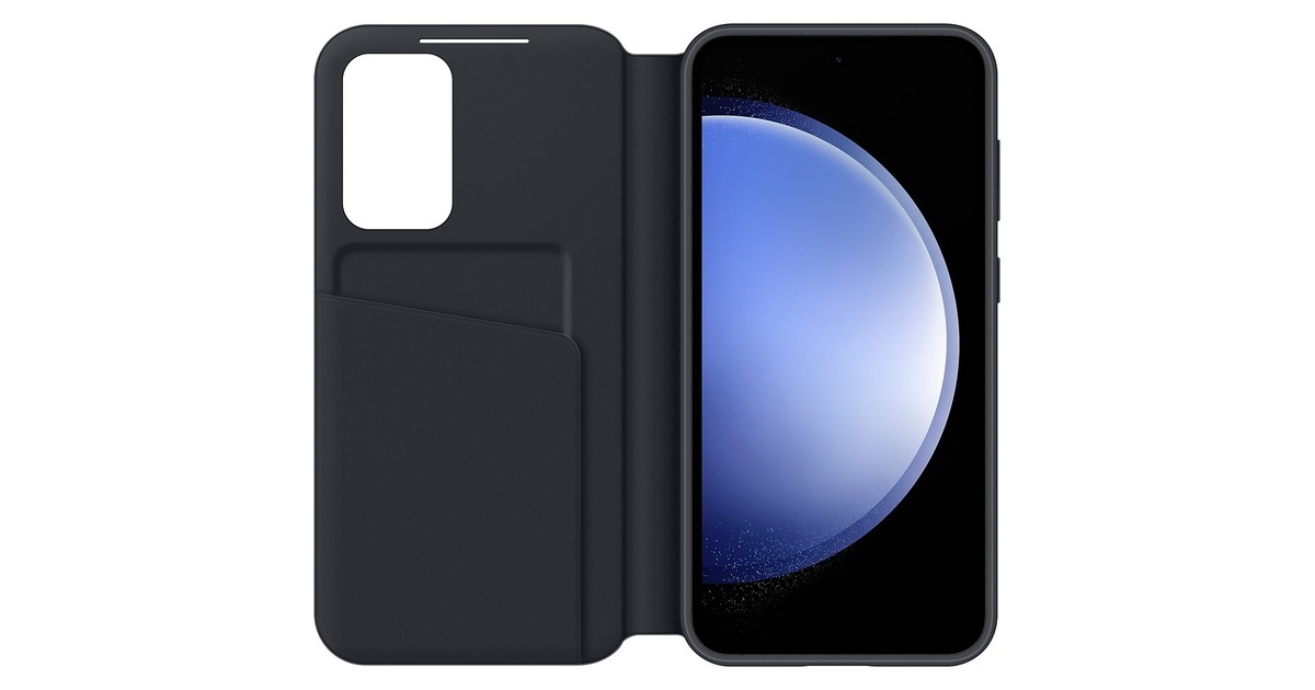 SAMSUNG Smart View Wallet Case, Handyhülle(schwarz, Samsung Galaxy S23 FE)