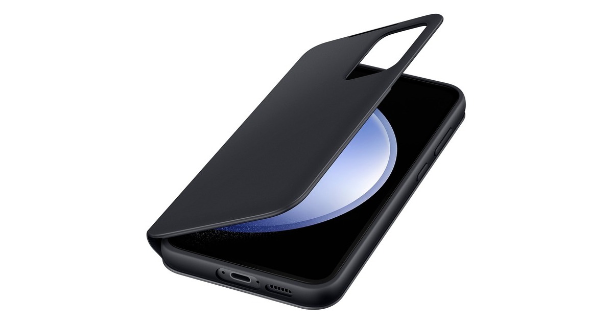 SAMSUNG Smart View Wallet Case, Handyhülle(schwarz, Samsung Galaxy S23 FE)