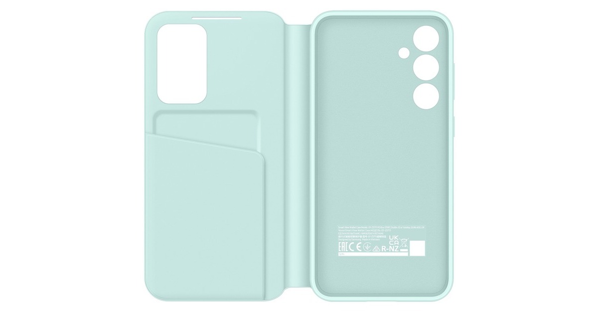 SAMSUNG Smart View Wallet Case, Handyhülle(mint, Samsung Galaxy S23 FE)