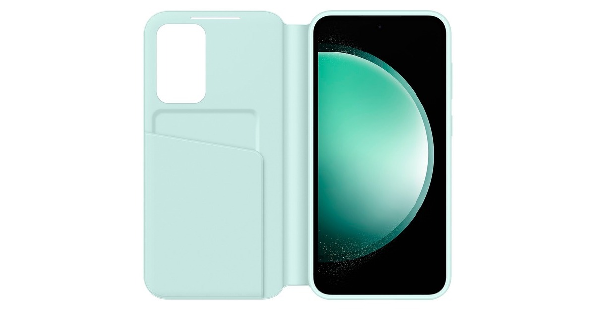 SAMSUNG Smart View Wallet Case, Handyhülle(mint, Samsung Galaxy S23 FE)