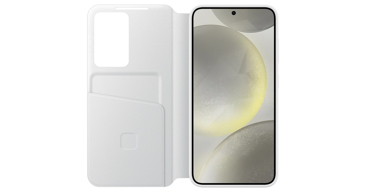 SAMSUNG Smart View Wallet Case, Handyhülle(weiß, Samsung Galaxy S24)