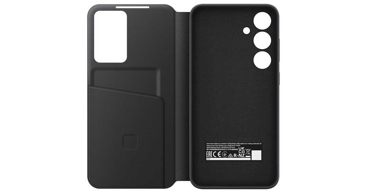 SAMSUNG Smart View Wallet Case, Handyhülle(schwarz, Samsung Galaxy S24+)