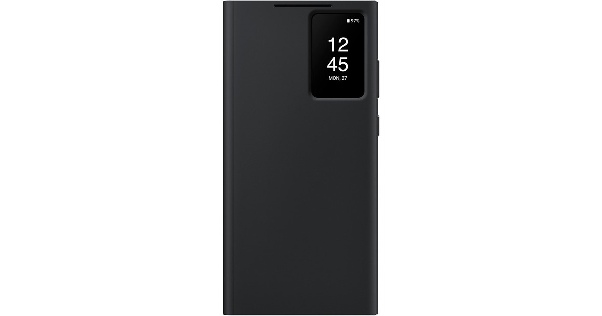 SAMSUNG Smart View Wallet Case, Handyhülle(schwarz, Samsung Galaxy S23 Ultra)