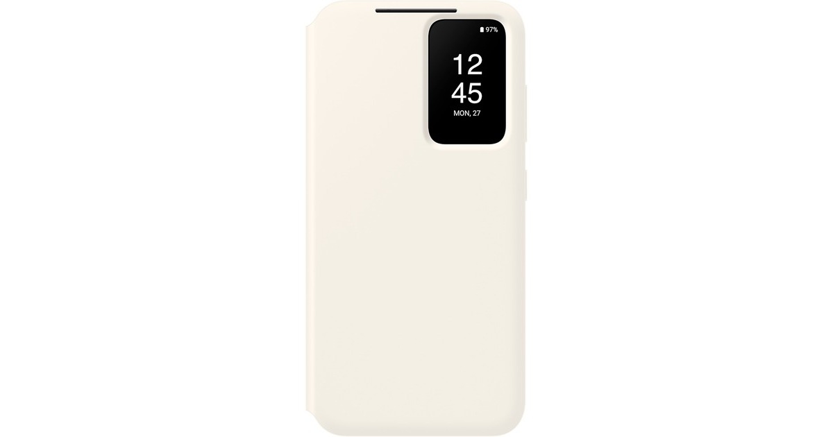 SAMSUNG Smart View Wallet Case, Handyhülle(creme, Samsung Galaxy S23)