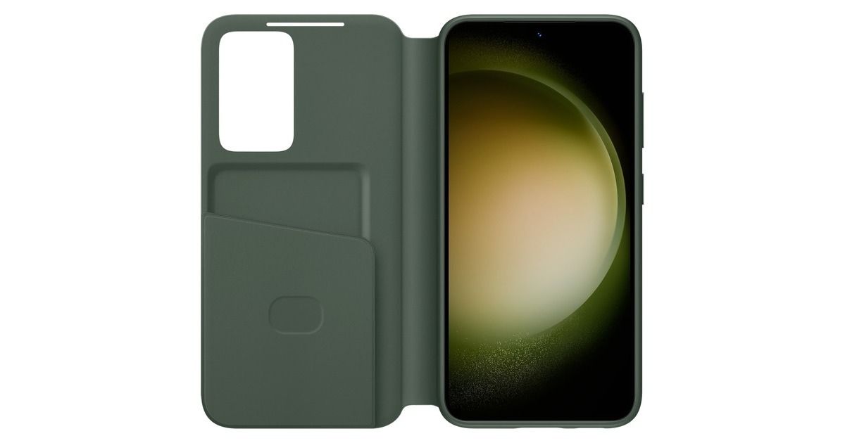 SAMSUNG Smart View Wallet Case, Handyhülle(grün, Samsung Galaxy S23)