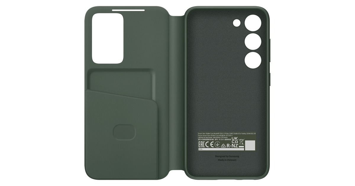 SAMSUNG Smart View Wallet Case, Handyhülle(grün, Samsung Galaxy S23)