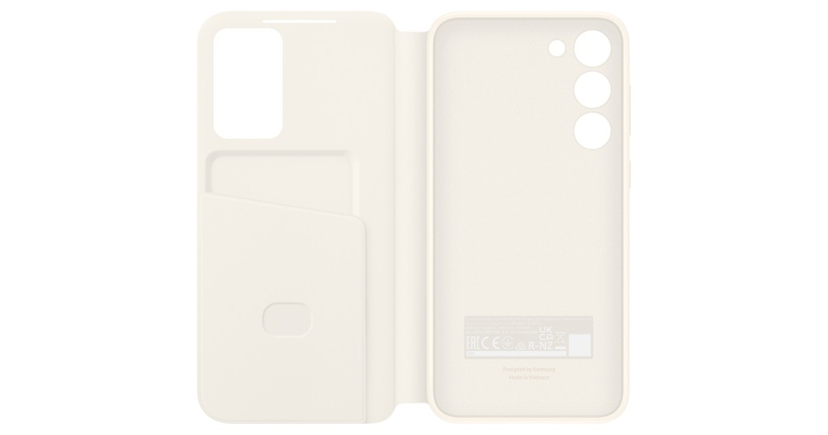 SAMSUNG Smart View Wallet Case, Handyhülle(creme, Samsung Galaxy S23+)
