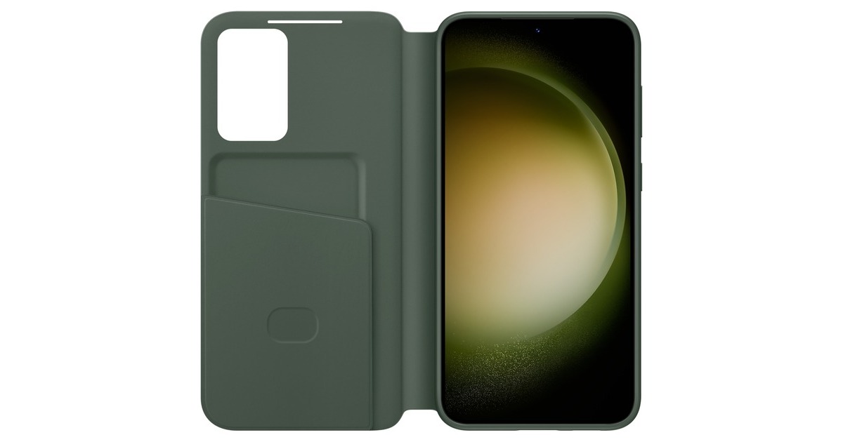 SAMSUNG Smart View Wallet Case, Handyhülle(grün, Samsung Galaxy S23+)
