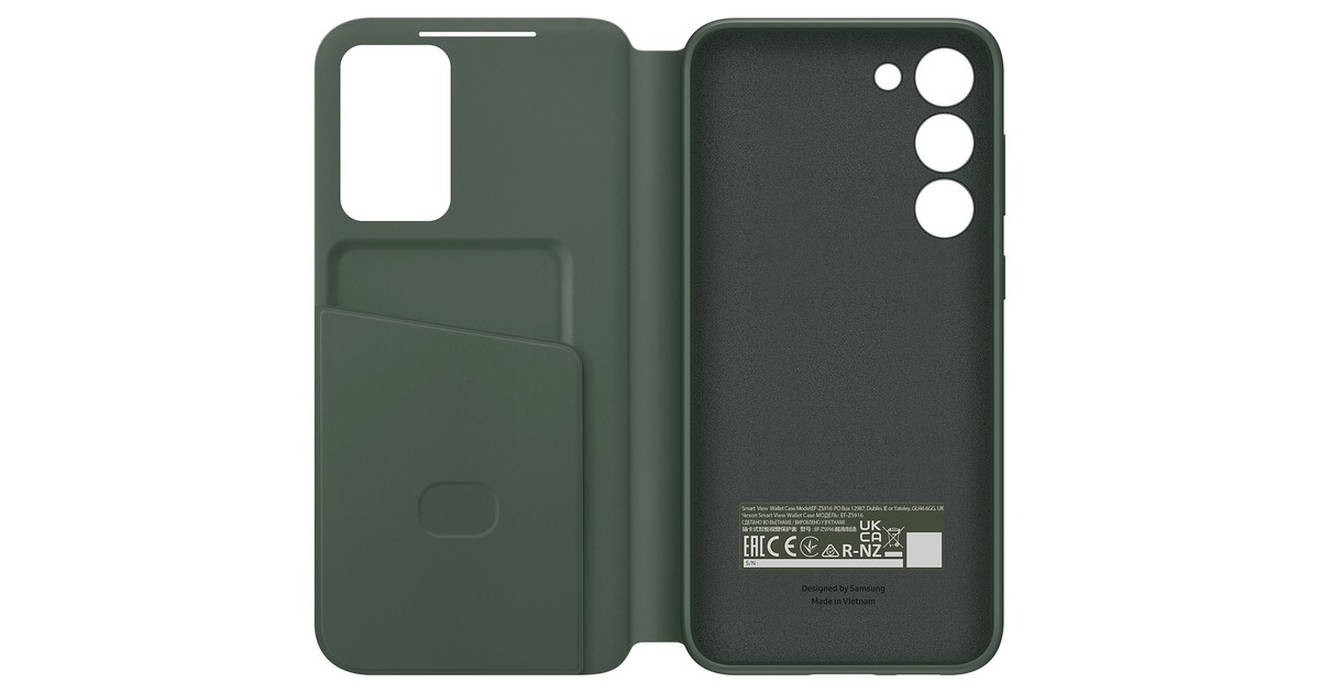 SAMSUNG Smart View Wallet Case, Handyhülle(grün, Samsung Galaxy S23+)
