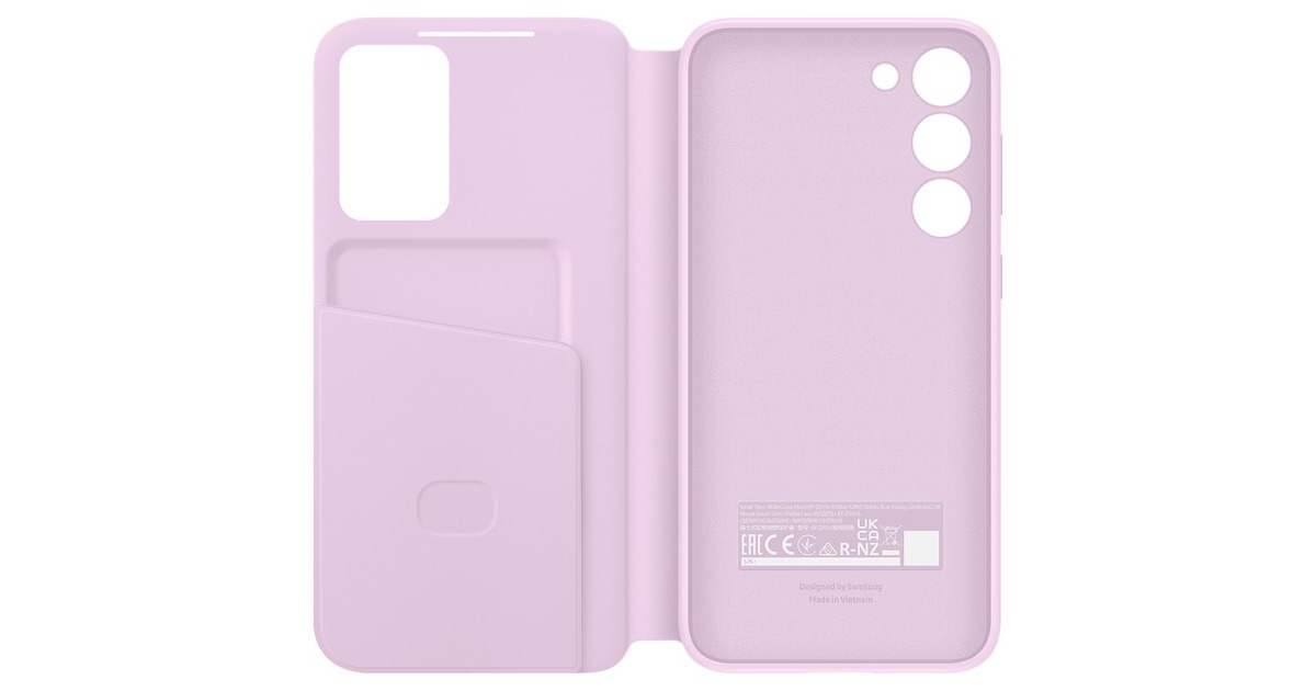 SAMSUNG Smart View Wallet Case, Handyhülle(lavendel, Samsung Galaxy S23+)