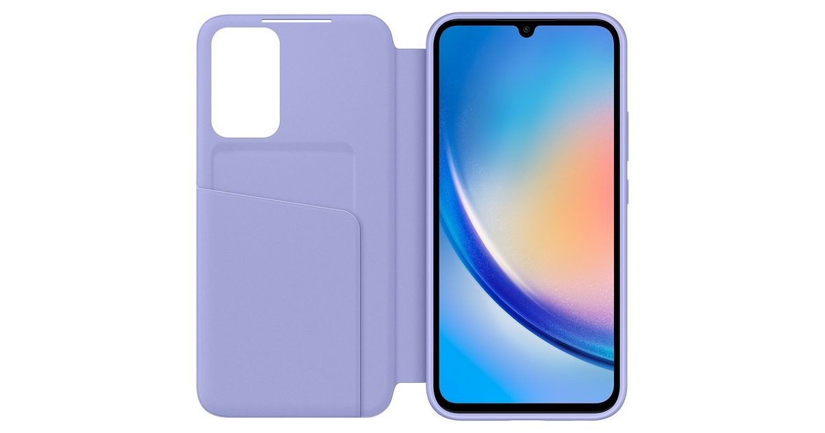 SAMSUNG Smart View Wallet Case, Handyhülle(blau, Samsung Galaxy A34 5G)