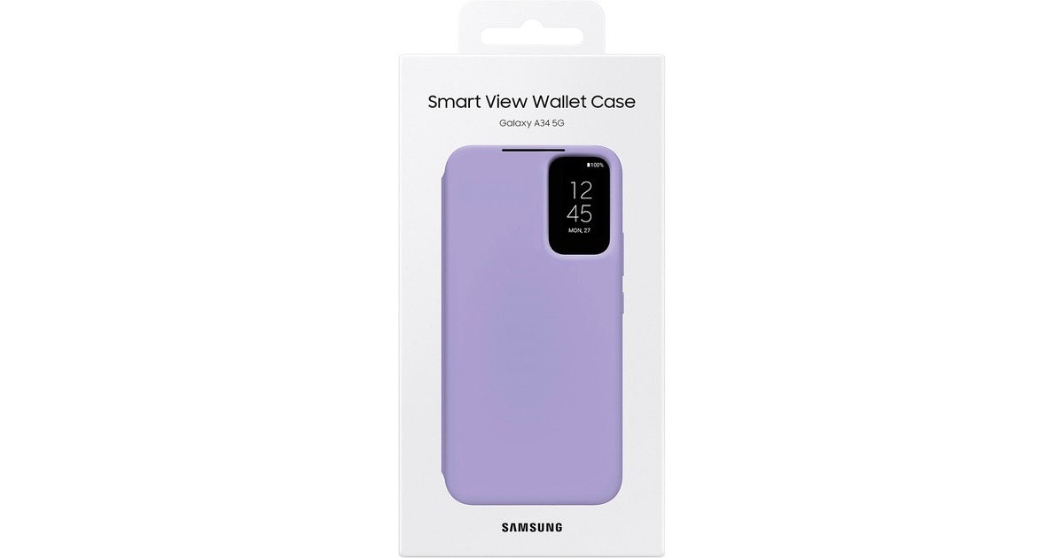 SAMSUNG Smart View Wallet Case, Handyhülle(blau, Samsung Galaxy A34 5G)