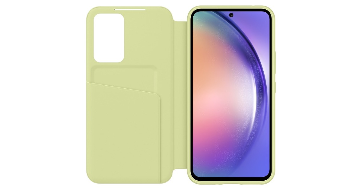SAMSUNG Smart View Wallet Case, Handyhülle(limette, Samsung Galaxy A54 5G)
