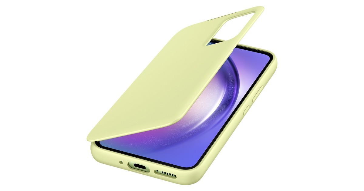SAMSUNG Smart View Wallet Case, Handyhülle(limette, Samsung Galaxy A54 5G)