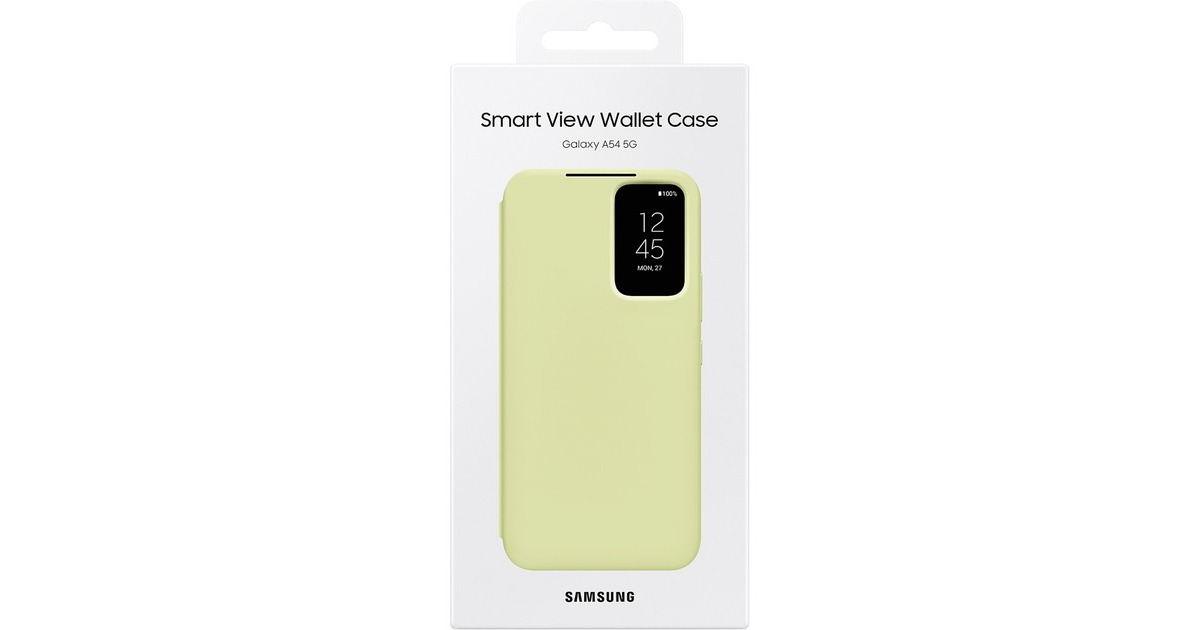SAMSUNG Smart View Wallet Case, Handyhülle(limette, Samsung Galaxy A54 5G)