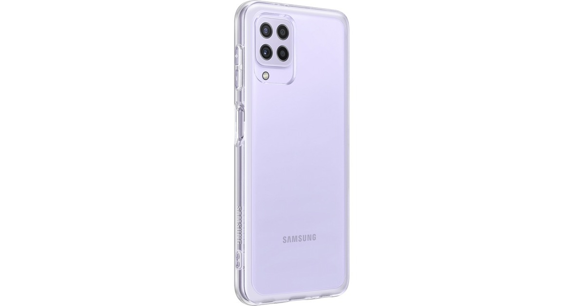SAMSUNG Soft Clear Cover, Handyhülle(transparent, Samsung Galaxy A22 LTE)