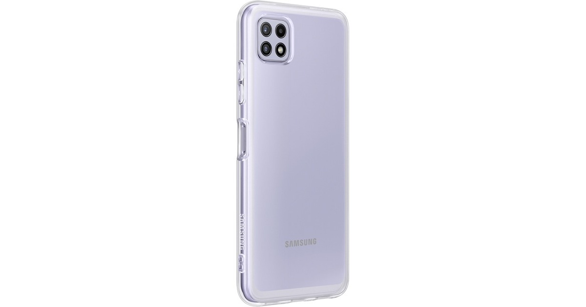 SAMSUNG Soft Clear Cover, Handyhülle(transparent, Samsung Galaxy A22 5G)