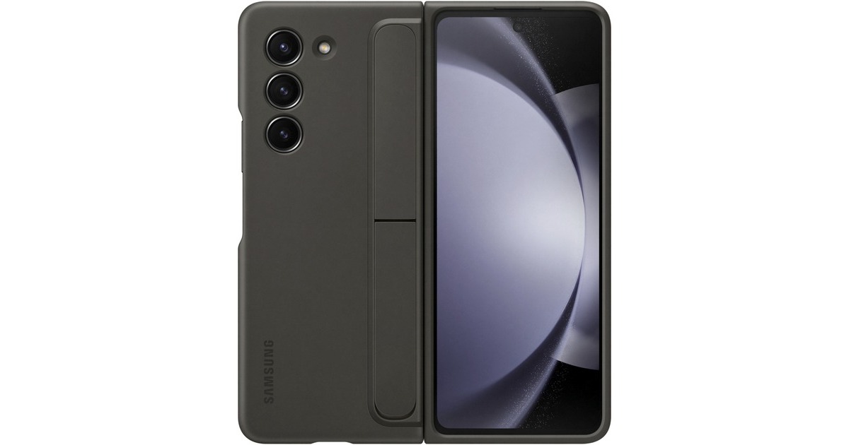 SAMSUNG Standing Case with Strap, Handyhülle(graphit, Samsung Galaxy Z Fold5)