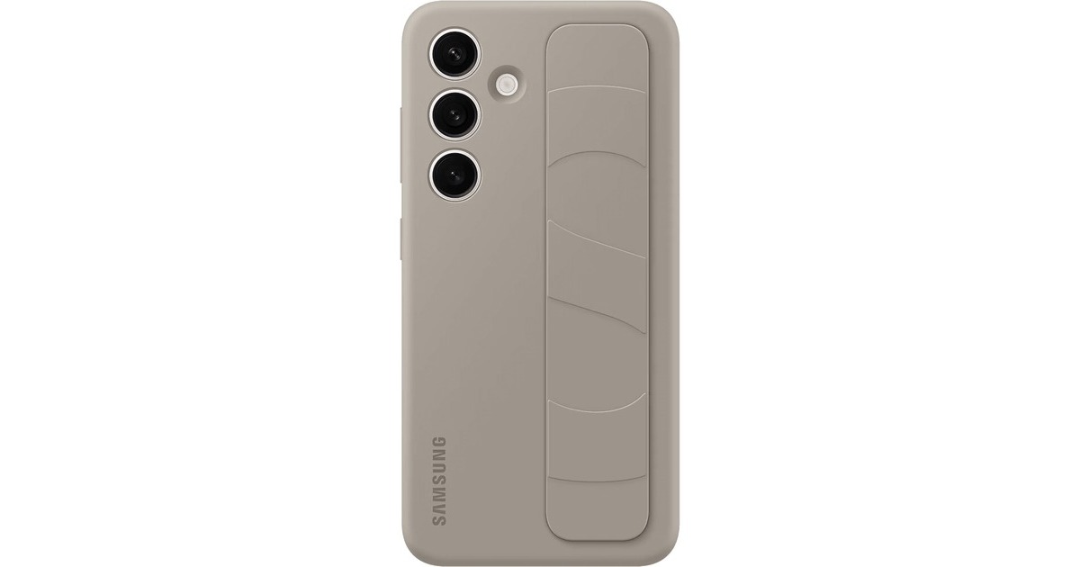 SAMSUNG Standing Grip Case, Handyhülle(taupe, Samsung Galaxy S24)