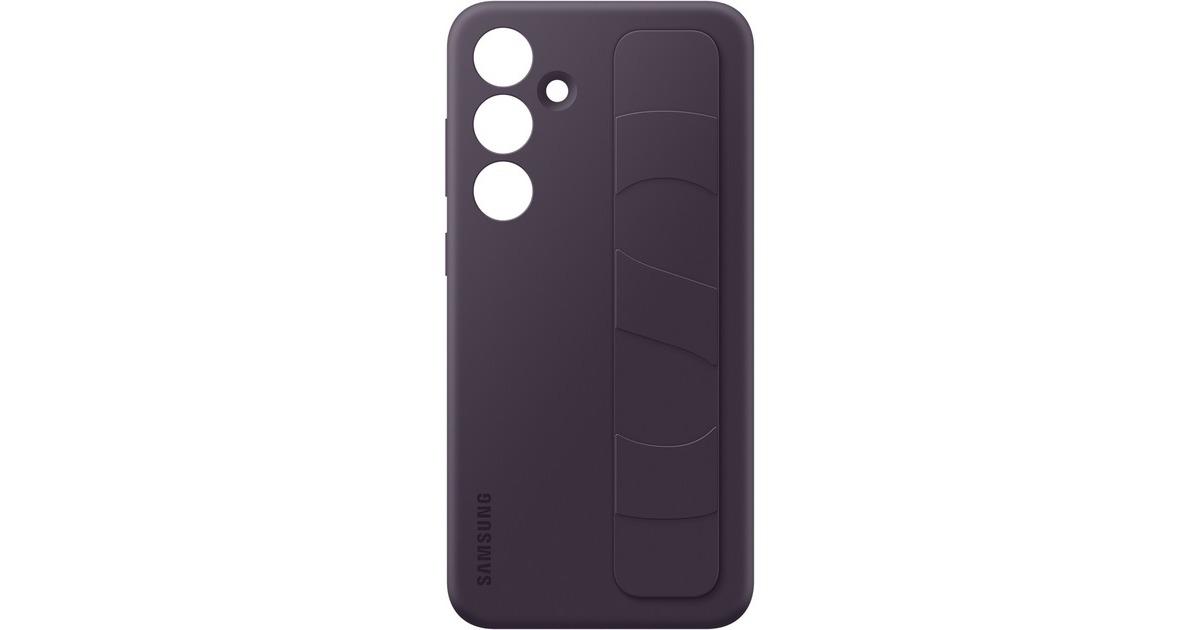 SAMSUNG Standing Grip Case, Handyhülle(dunkelviolett, Samsung Galaxy S24+)