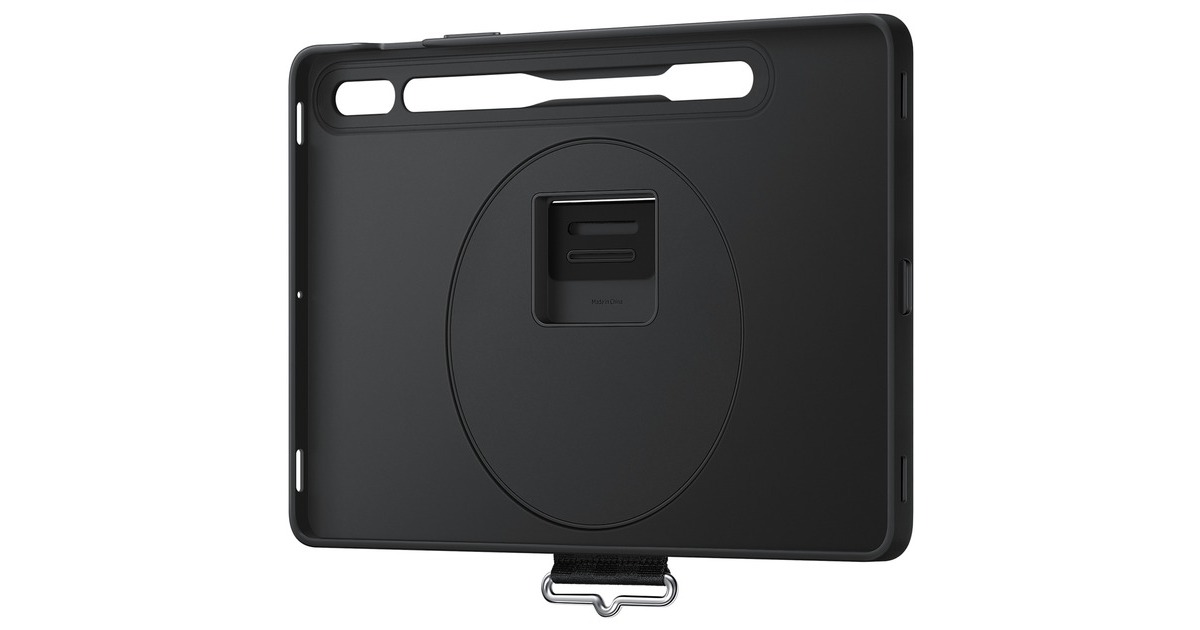 SAMSUNG Strap Cover, Tablethülle(schwarz, Samsung Galaxy Tab S7 | S8)