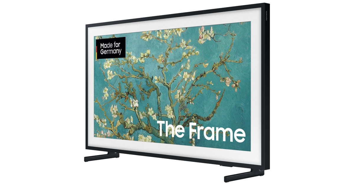 SAMSUNG The Frame GQ-32LS03C, QLED-Fernseher(80 cm (32 Zoll), schwarz, Full HD, HDR 10+, SmartTV, HD+)