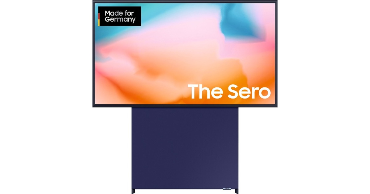 SAMSUNG The Sero GQ-43LS05BG, QLED-Fernseher(108 cm (43 Zoll), dunkelblau, UltraHD/4K, AMD Free-Sync, SmartTV)