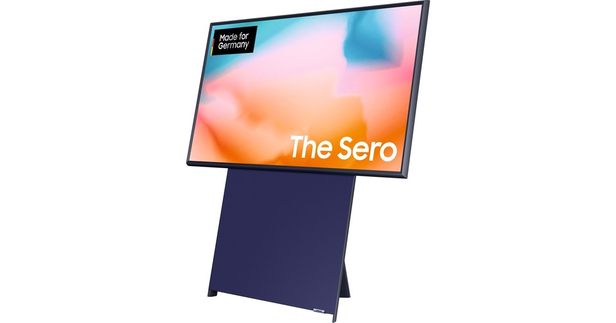 SAMSUNG The Sero GQ-43LS05BG, QLED-Fernseher(108 cm (43 Zoll), dunkelblau, UltraHD/4K, AMD Free-Sync, SmartTV)