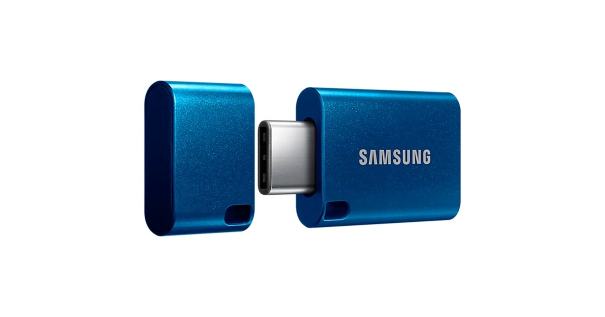 SAMSUNG Type-C 128 GB, USB-Stick(blau, USB-C 3.2 Gen 1)