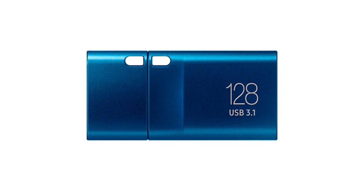 SAMSUNG Type-C 128 GB, USB-Stick(blau, USB-C 3.2 Gen 1)
