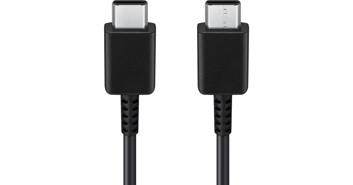 USB-C Stecker(schwarz, 1 Meter, Laden mit bis zu 60 Watt)