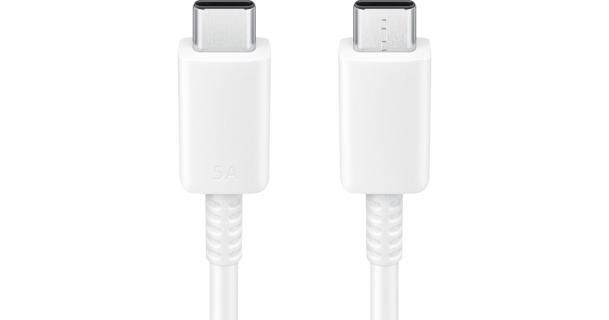 USB-C Stecker(weiß, 1 Meter, PD, Laden mit bis zu 100 Watt)