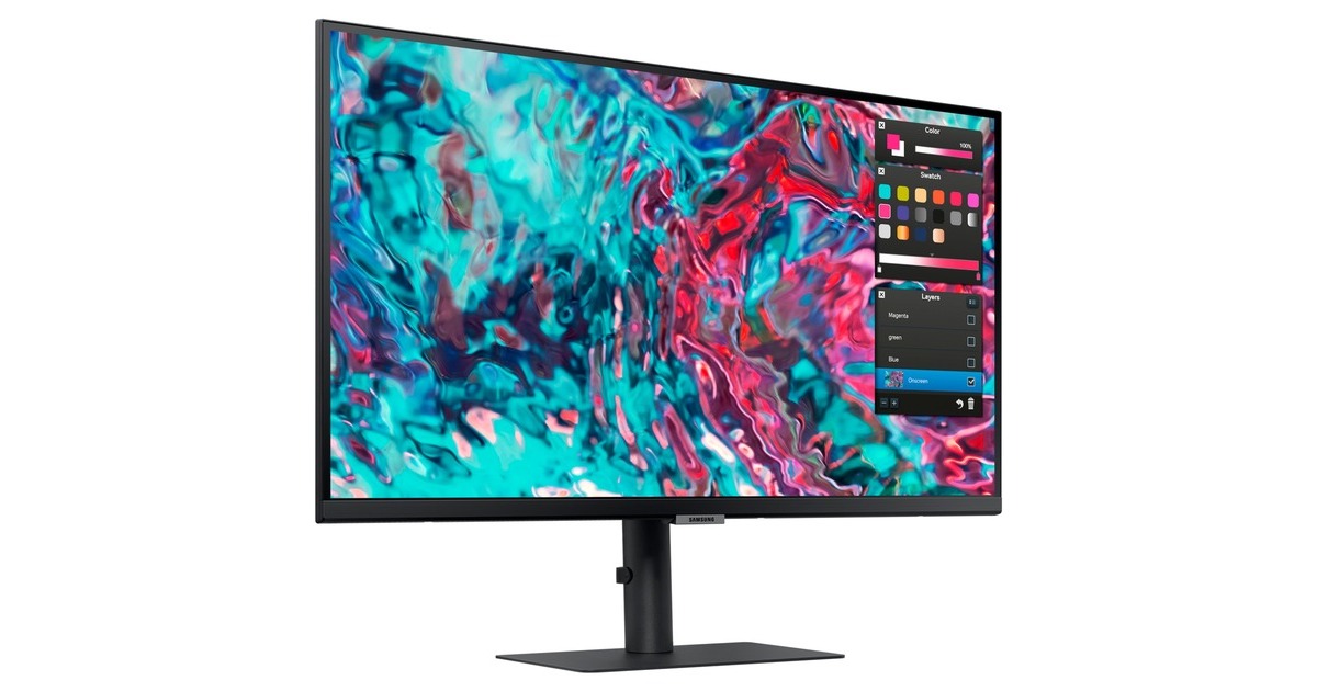 SAMSUNG ViewFinity S8 S27B800TGU, LED-Monitor(69 cm (27 Zoll), schwarz, UltraHD/4K, IPS, Thunderbolt 4, HDMI)