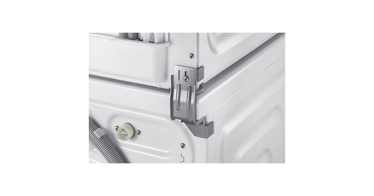 SAMSUNG Winkelverbinder Stacking Kit SKK-DF(grau, für Waschmaschinen und Trockner)