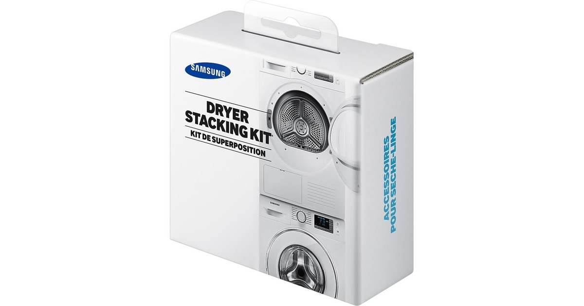 SAMSUNG Winkelverbinder Stacking Kit SKK-DF(grau, für Waschmaschinen und Trockner)