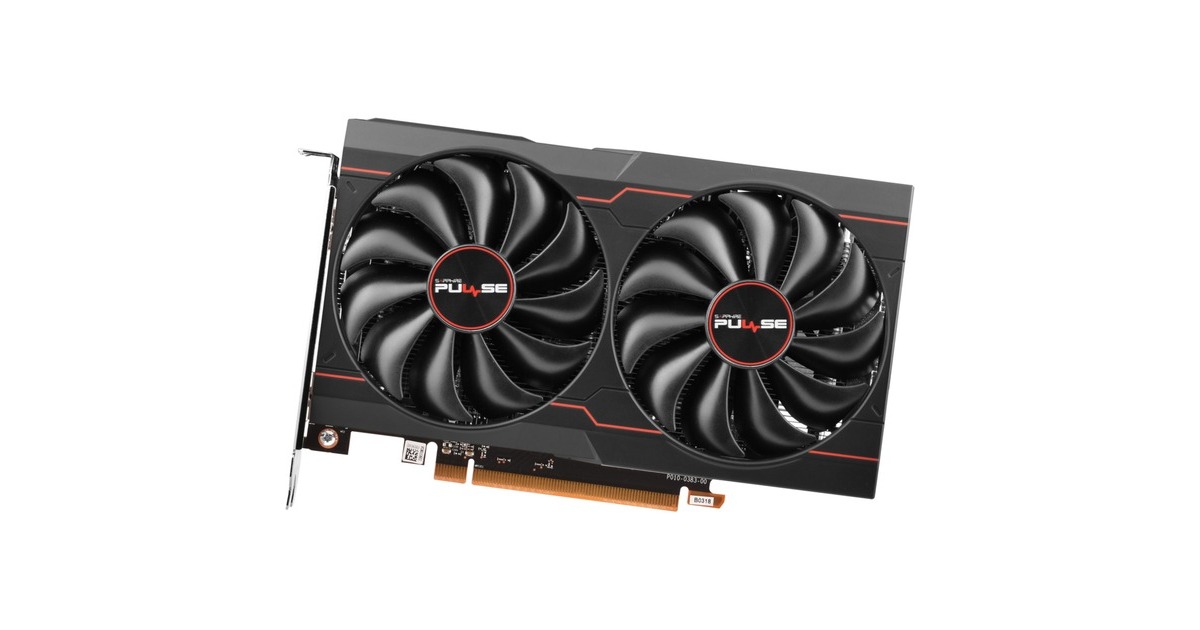 SAPPHIRE Radeon RX 6500 XT Pulse Gaming OC, Grafikkarte(RDNA 2, GDDR6, 1x DisplayPort, 1x HDMI)