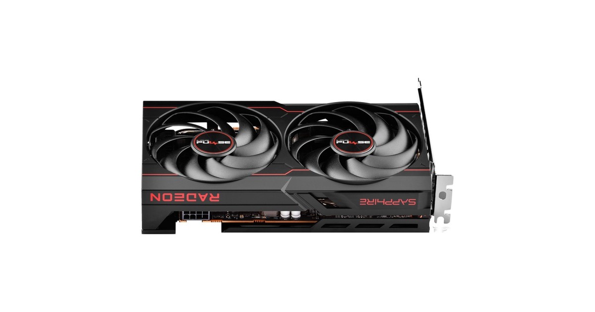 SAPPHIRE Radeon RX 6600 Pulse Gaming, Grafikkarte(RDNA 2, GDDR6, 3x DisplayPort, 1x HDMI 2.1)